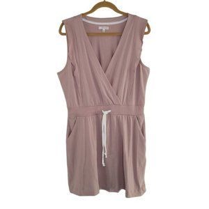 Gray State Laney Pasadena soft Pink shirt sleeveless dress Medium